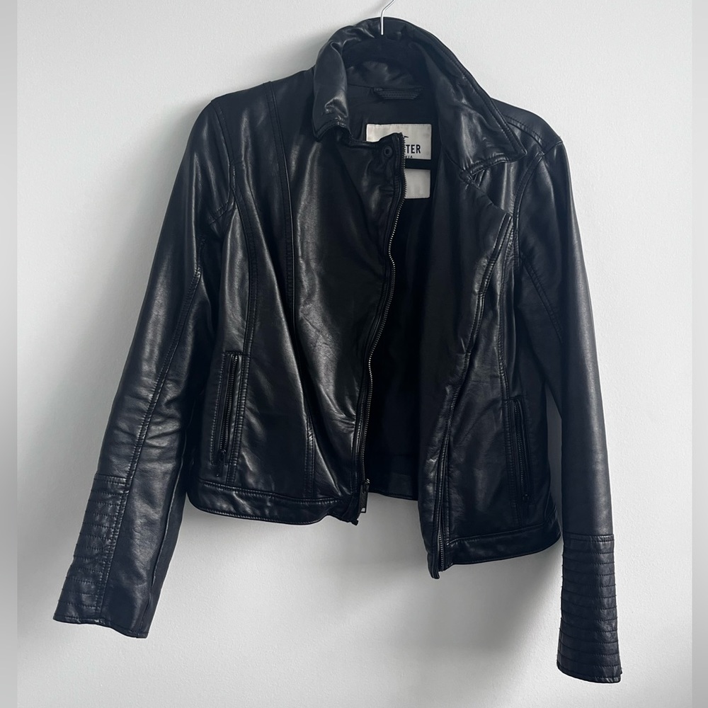 Vegan leather jacket